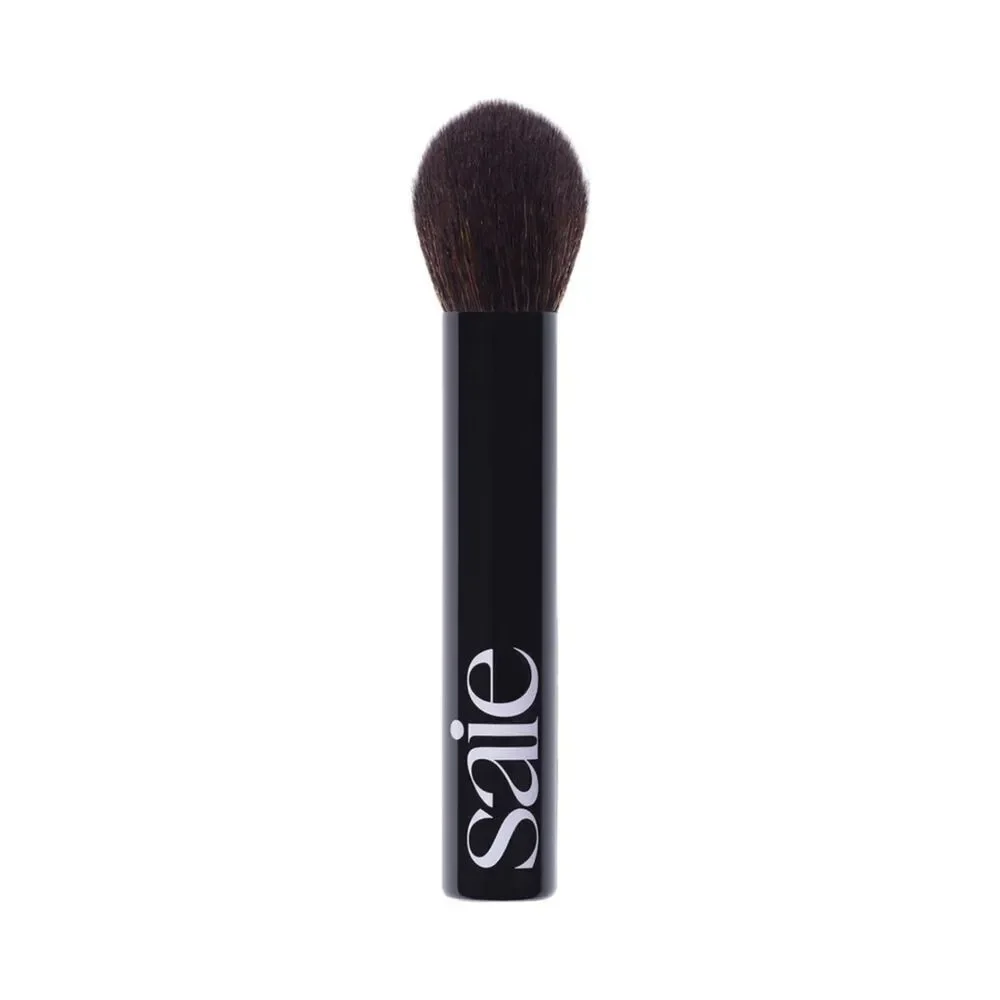 Saie 1 Black Fluffy Makeup Brush With Tapered Tip for Precise Application